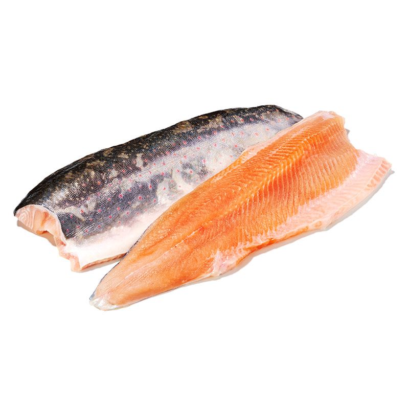 Filet d'omble avec peau