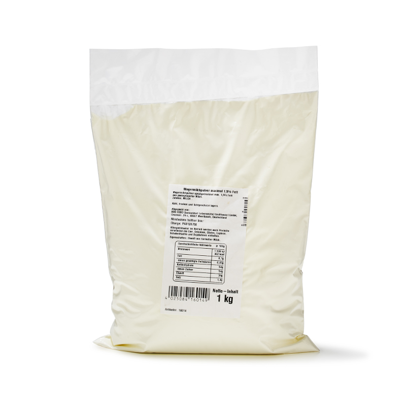Magermilchpulver fettarm max.1,5% Fett