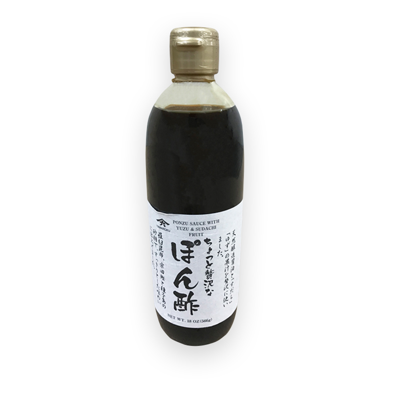 Japanische Ponzu-Sauce m. Yuzu 0,5lFl JP