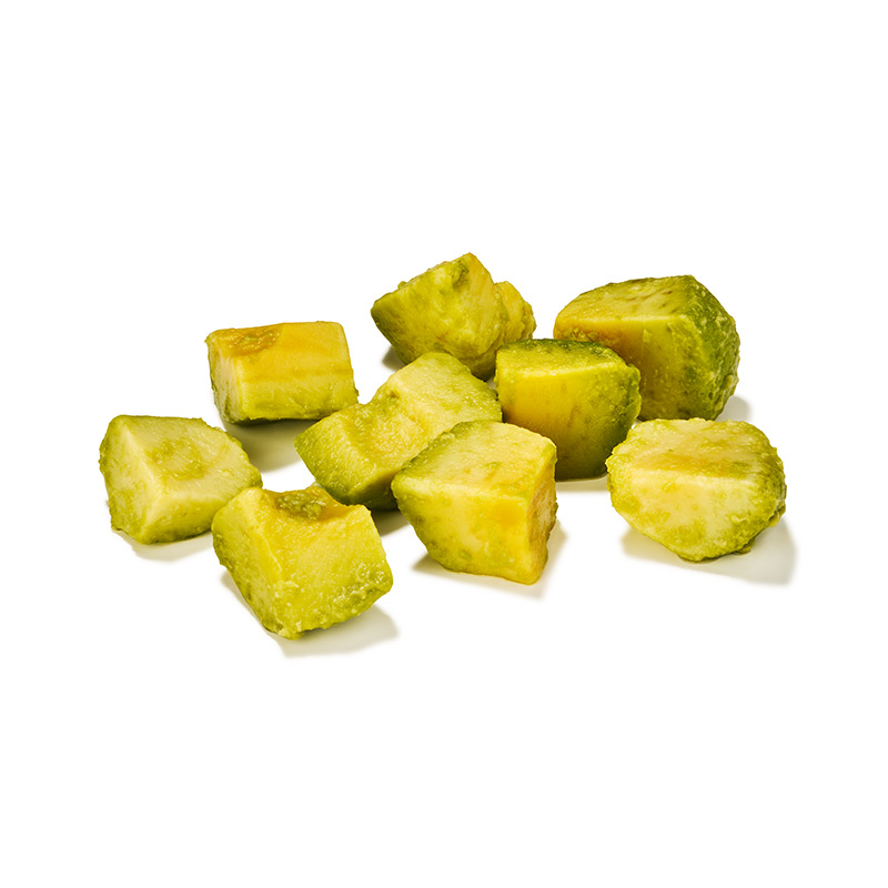 Avocado-Würfel