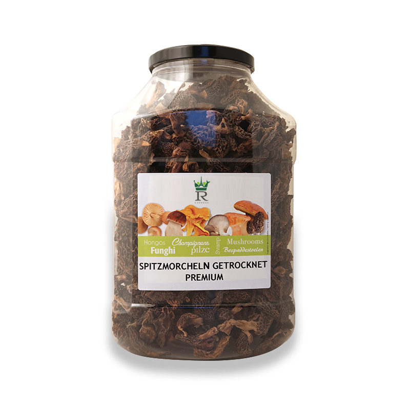 Morcheln getrocknet 2-5cm ohne Stiel 500g