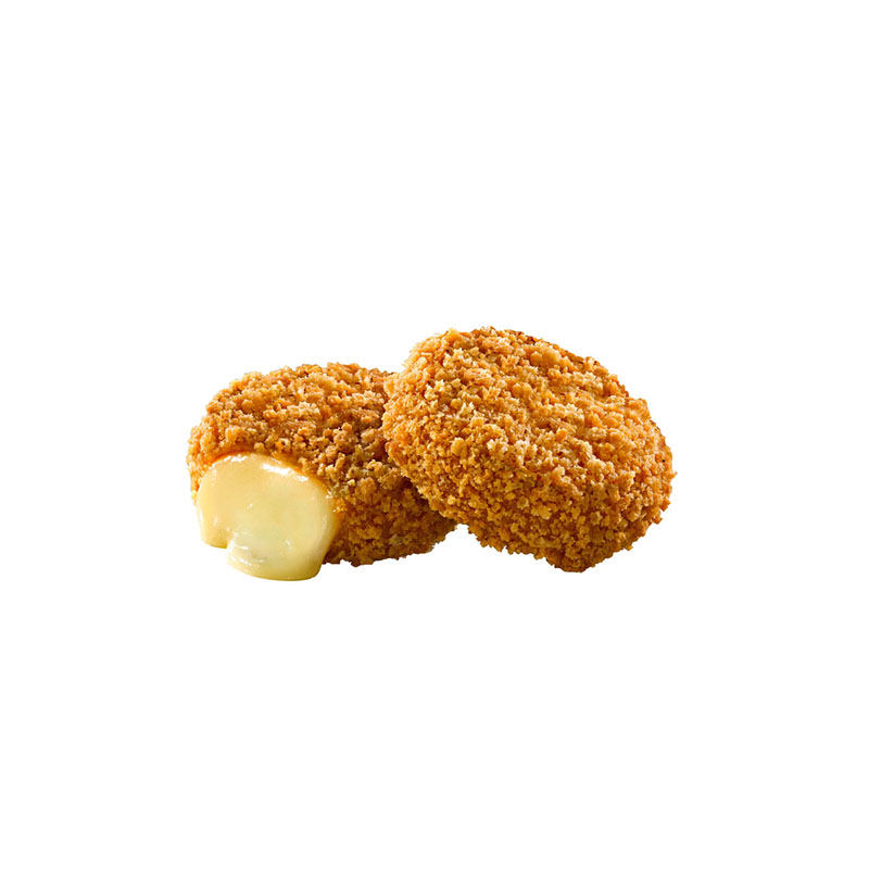 Camembert-Medaillons paniert