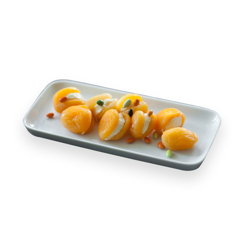 Aprikosen mit Honig Maracuja   Frischkäse