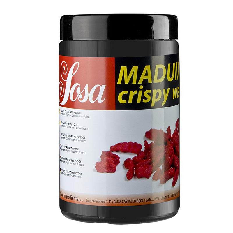 Erdbeer Crispy wetproof Kakao  ummantelt 400g Ds ES Sosa