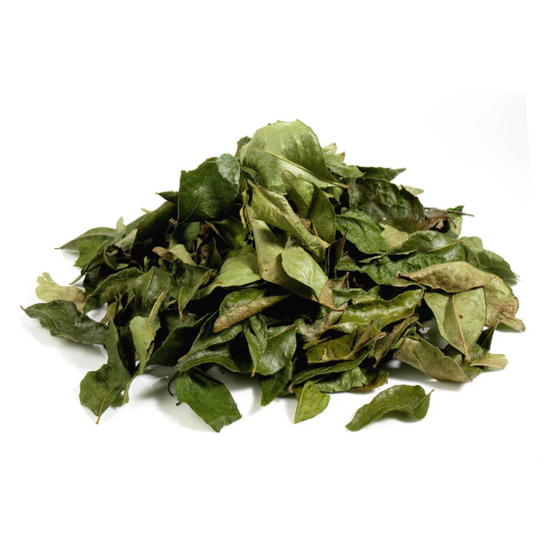 Feuilles de curry entières séchées
