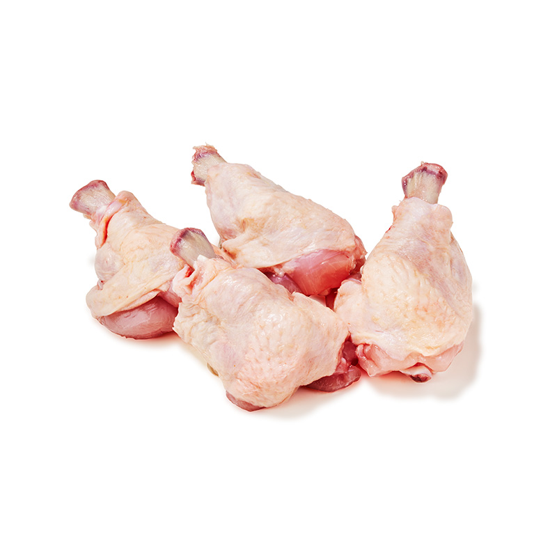 Pouletunterschenkel Drumsticks Knochen zurückgestossen