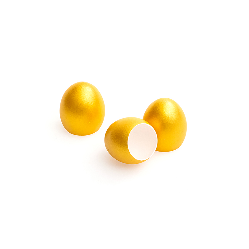 Eierschalen leer gold