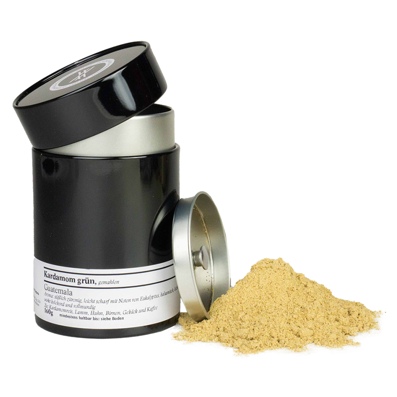 Kardamom, gemahlen