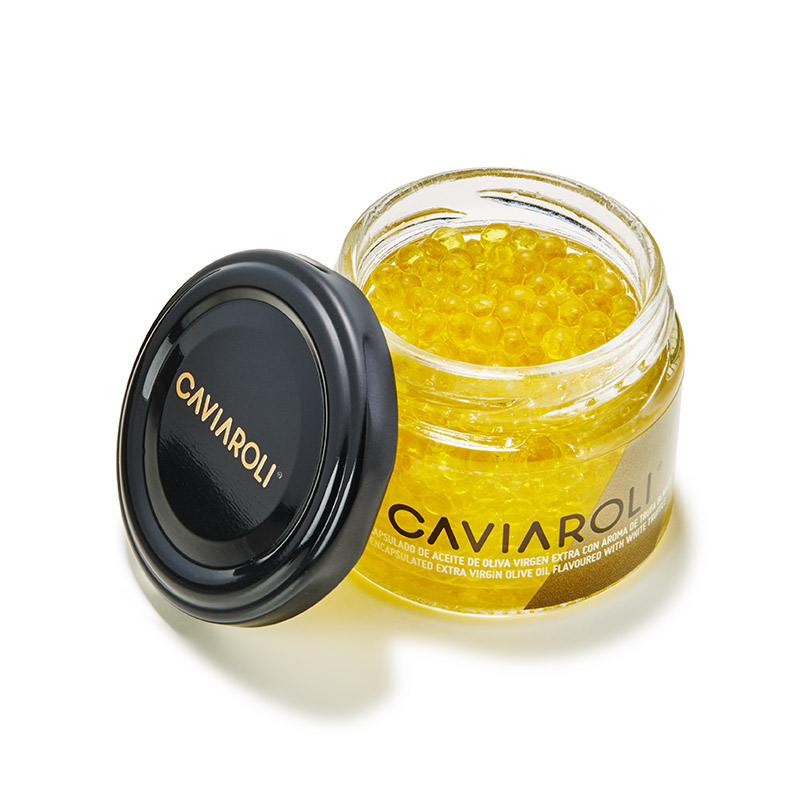 Caviaroli mit weissem Trüffel aromatisiert