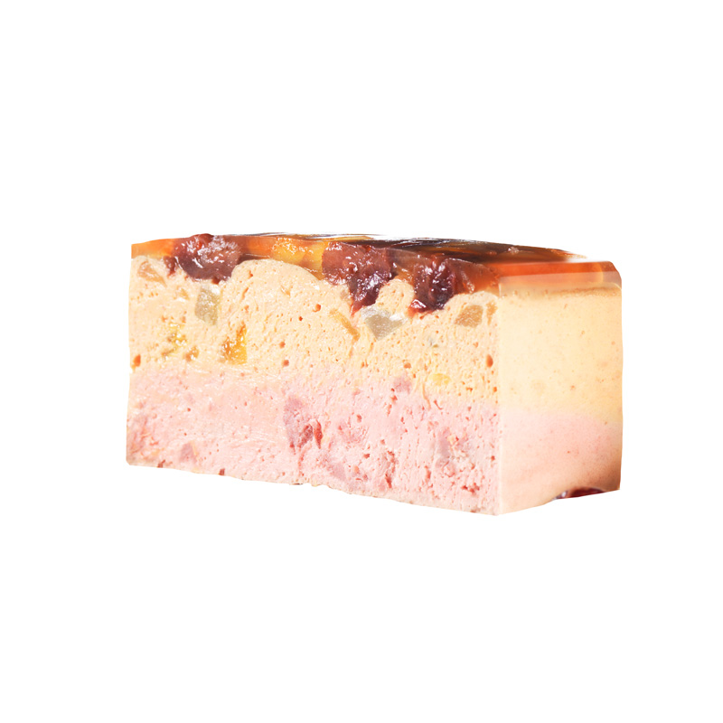 Entenmousse-Mango-Millefeuille